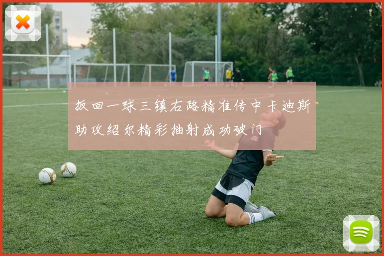 扳回一球三镇右路精准传中卡迪斯助攻绍尔精彩抽射成功破门